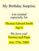My Birthday Surprise Personalized Book, A Personalized Storybook For Kids - Connie's Personalized Music, Books & More