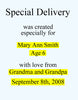 Personalized Children's Book, Special Delivery, Newborn Gift - Connie's Personalized Music, Books & More