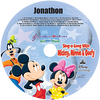 Mickey and Minnie Mouse & Goofy Personalized Music Cd, Mickey Mouse Cd - Connie's Personalized Music, Books & More